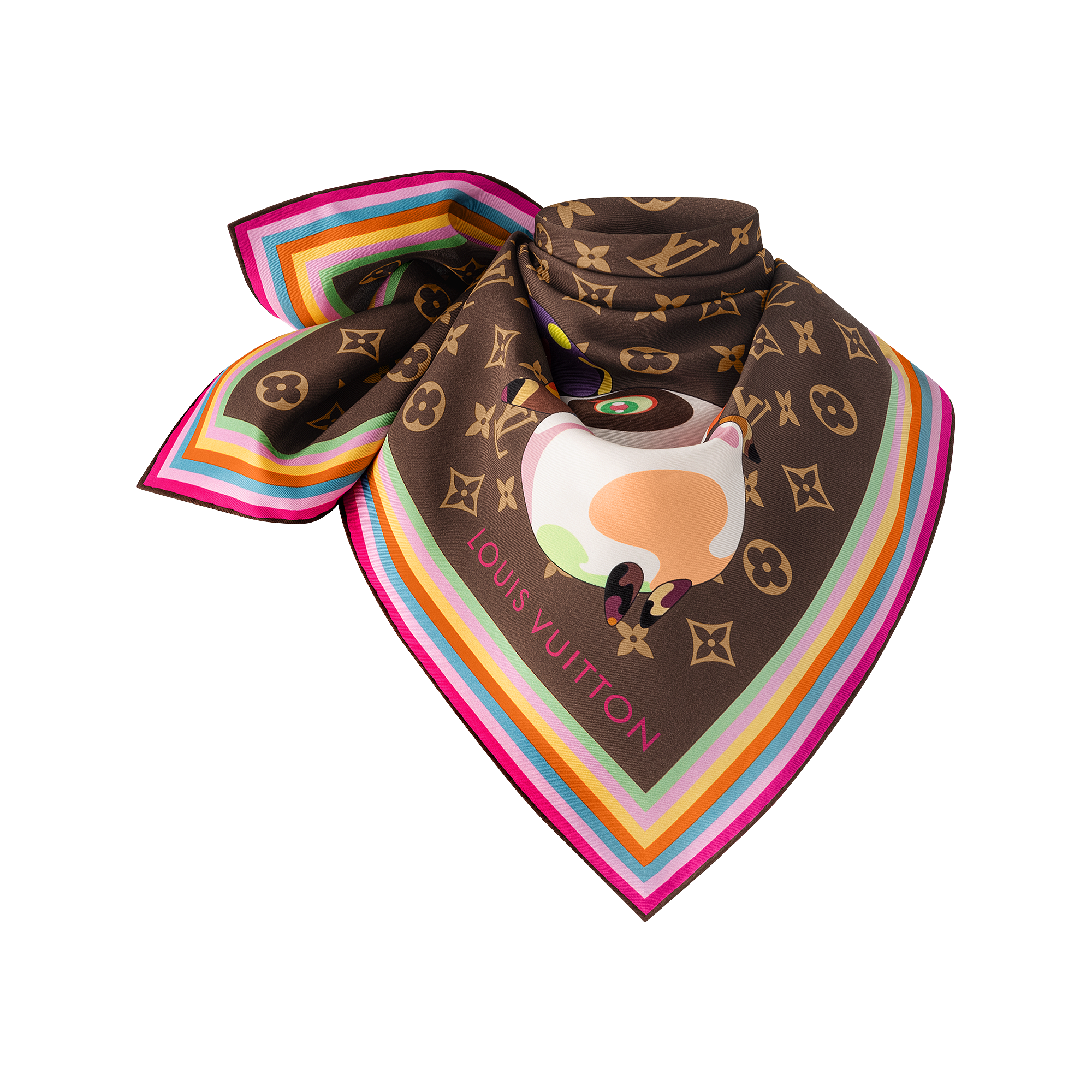 LOUIS VUITTON 路易威登 丝巾 M75120 中古美品 丝巾- 灵动配饰- LV